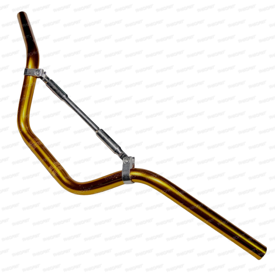 Руль 22мм #3 с перекладиной золото