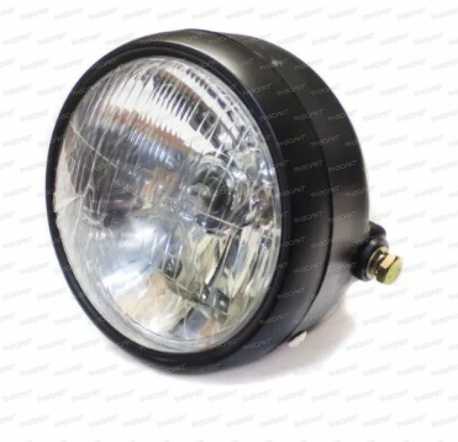 Фара Zodiak, Альфа круглая (черная)