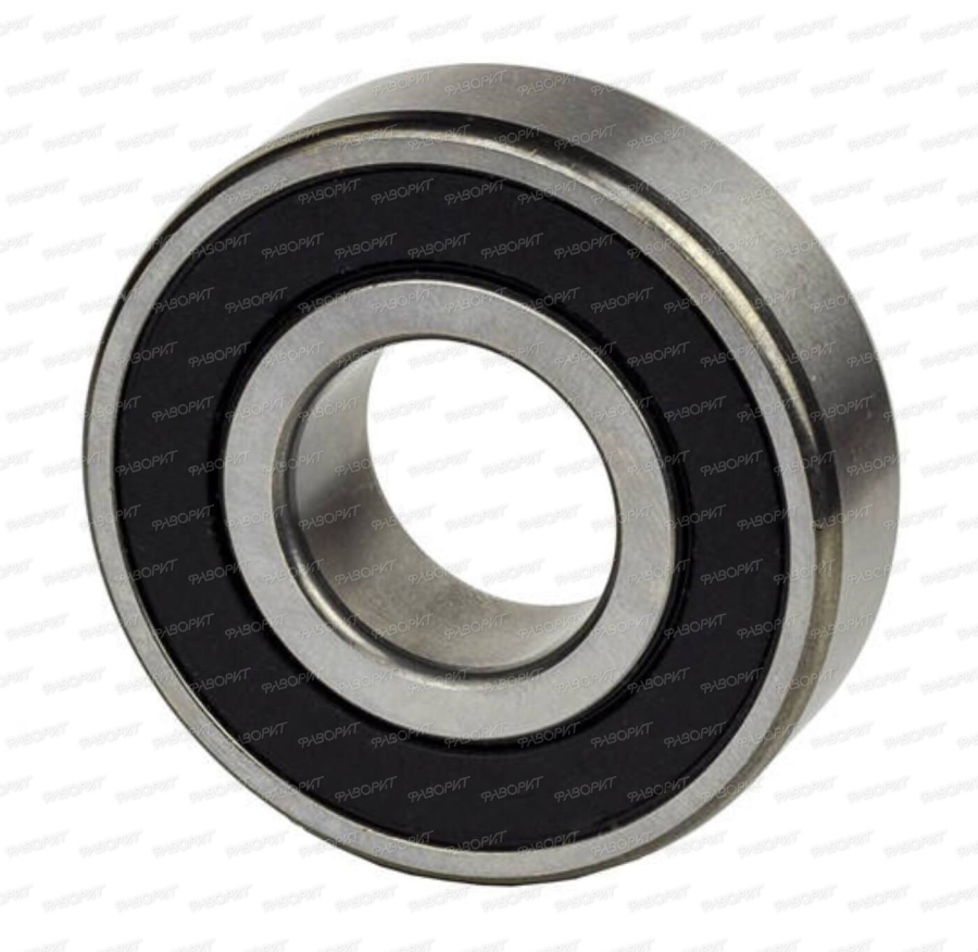 Подшипник 180302 (15х42х13) закрытый резиной (6302-2RS)
