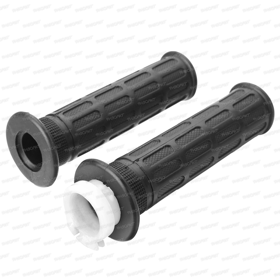 Ручка газа в сборе + ручка руля левая Альфа, Дельта, Zodiak (обе ручки в пакете)