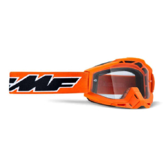 Маска кросс FMF Powerbomb Rocket Orange - прозрачная линза