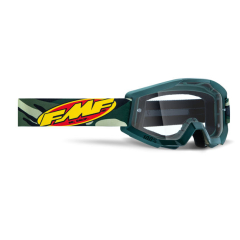 Маска кросс FMF Powercore Assault Camo - прозрачная линза
