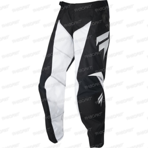 Мотоштаны подростковые Shift Youth Black/White W22