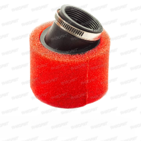 Фильтр возд. нулевик #2 (d=42mm) поролон красный