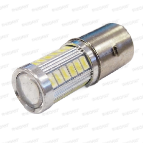 Лампа светодиодная (LED) 12V 35W (H6) (BA20D) 33SMD (Фарная)