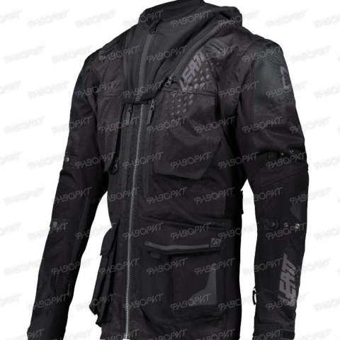 Куртка мото LEATT #3 black (текстиль) (XXL)