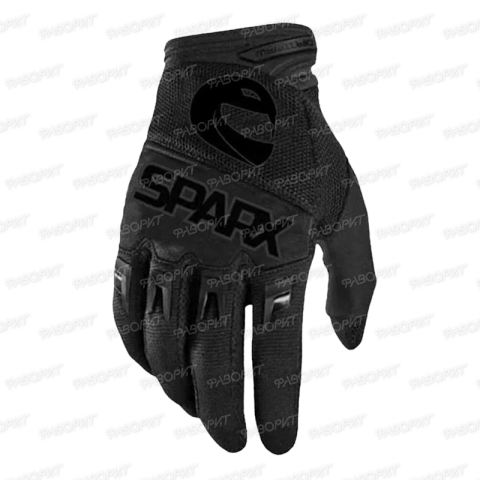 Мотоперчатки текстильные Sparx FX02, черный, L