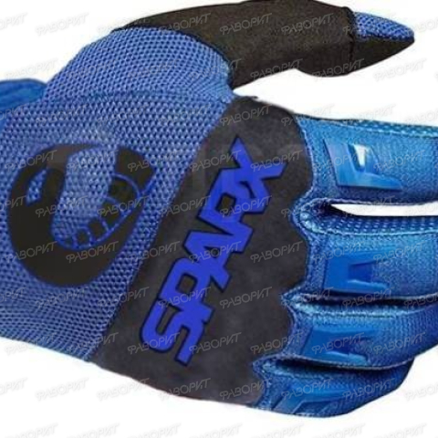 Мотоперчатки текстильные Sparx FX02 Kid, синий, S