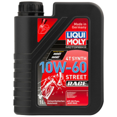 Масло моторное LIQUI MOLY Motorbike 4T Synth Street Race 10W-60 синт. 1л