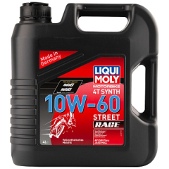 Масло моторное LIQUI MOLY Motorbike 4T Synth Street Race 10W-60 синт. 4л