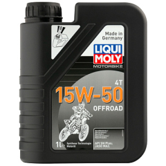 Масло моторное LIQUI MOLY Motorbike 4T Offroad 15W-50 1л