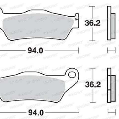 Тормозные колодки Lucas TRW MCB648SI