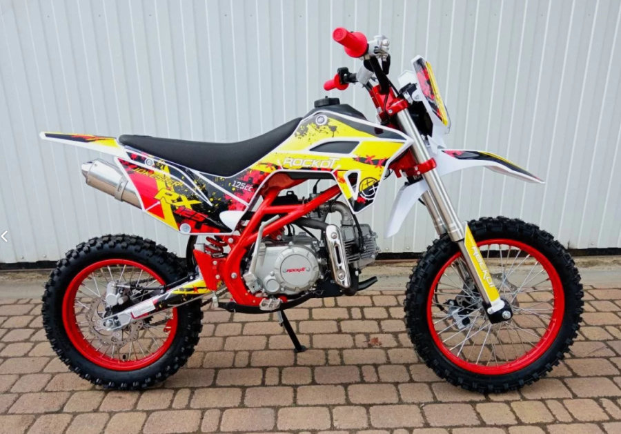 Питбайк ROCKOT BASIC 125E Jokester 2.0 (механ. сцепл., эл. стартер, 17/14)