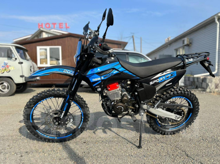 Мотоцикл Regulmoto Sport-003 PR PRO (4 valves) - 6 gear черный/синий