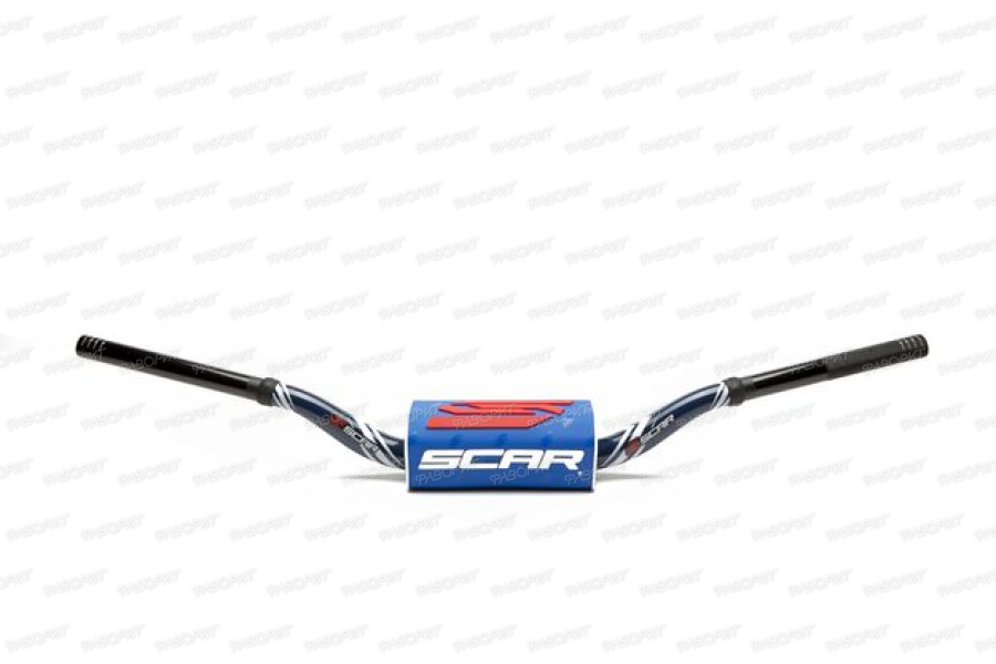 Руль Scar O2 ø28,6 (1 1/8") McGrath/Short style KTM - темно синий руль - темно-синяя подушка