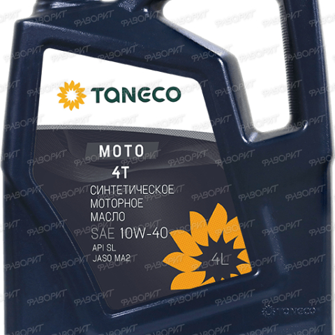 Масло моторное TANECO 4T 10W40 синтетическое 4л