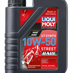 Масло моторное LIQUI MOLY Motorbike 4T Synth Street Race 10W-50 синт. 1л