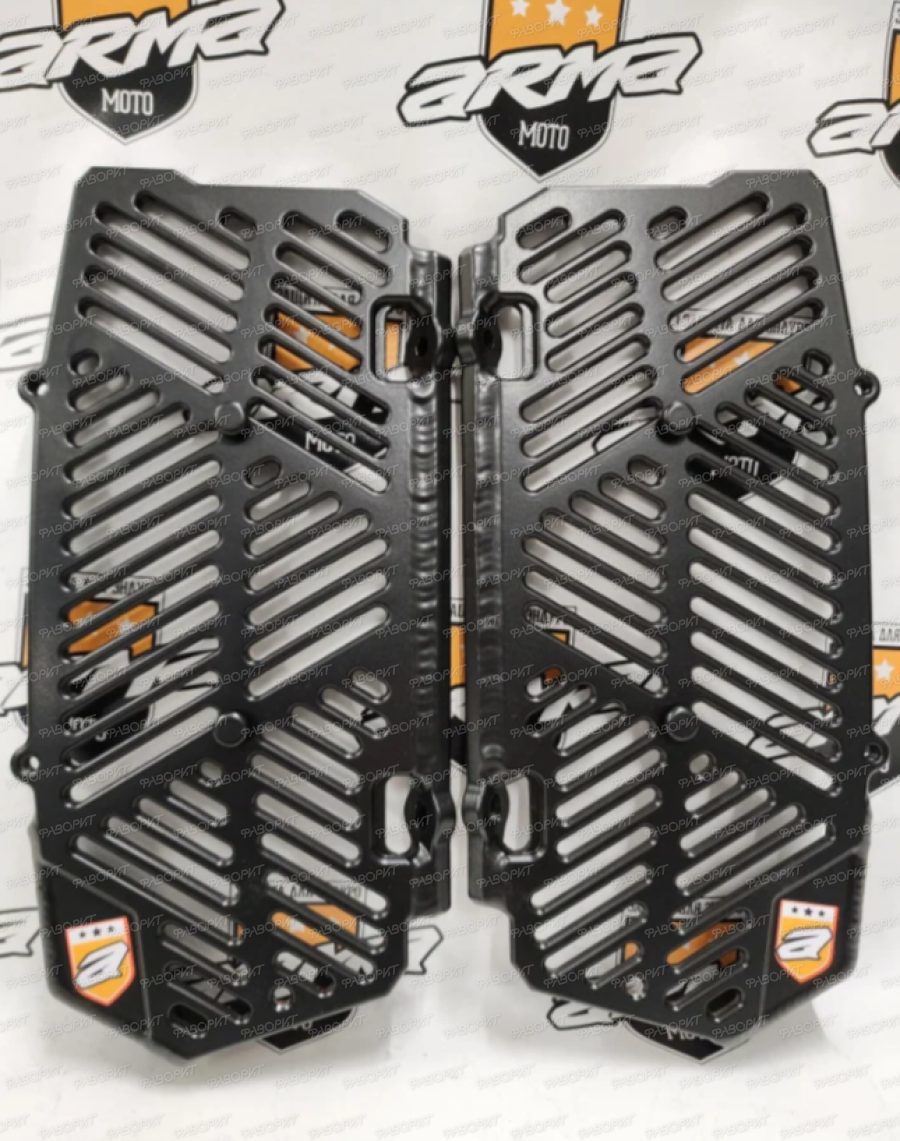 Защита радиаторов PRO KTM/Husqvarna 20-24г. Черная