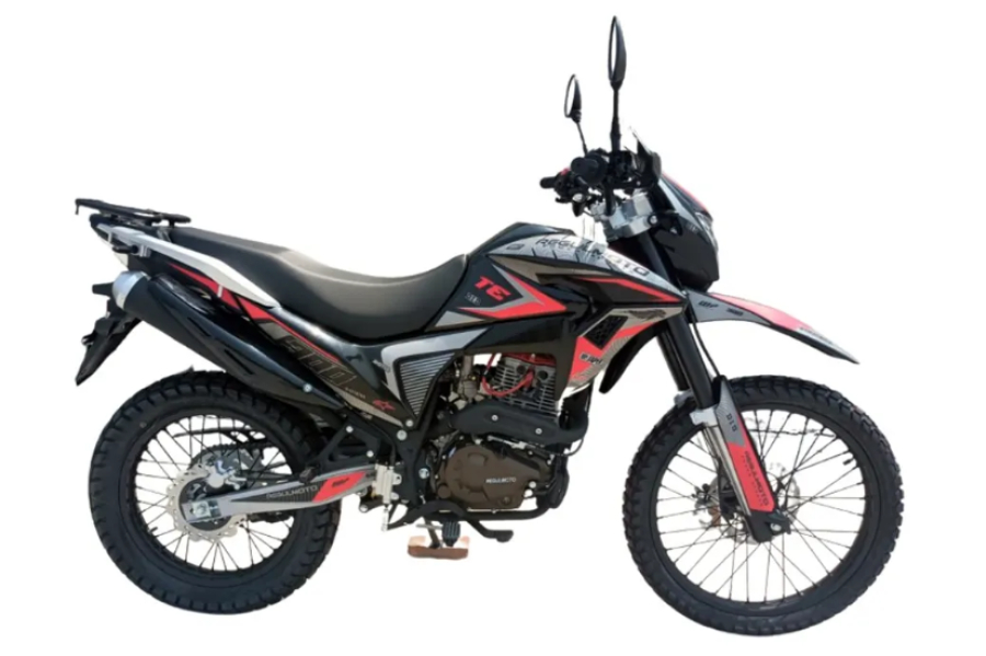 Мотоцикл Regulmoto TE 4 valve oil (Черный/красный)