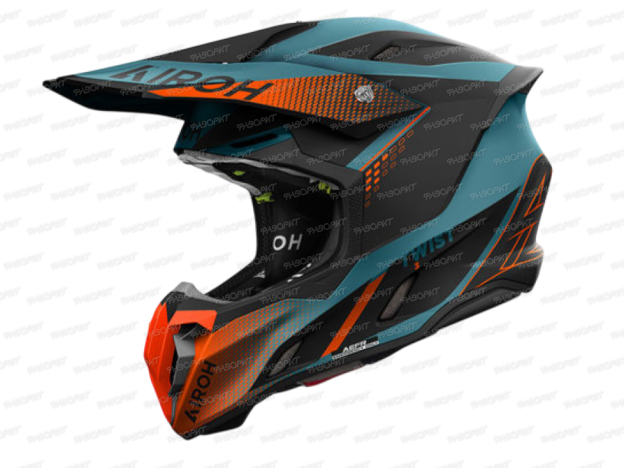 Внедорожный шлем Airoh Twist 3 Shard Orange Matt XS