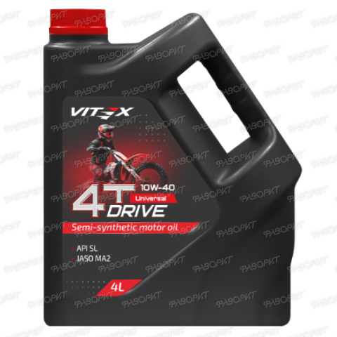 Масло моторное Vitex Drive Universal 4T 10W40 4L