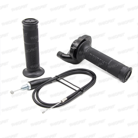 Ручка газа DAYTONA + грипса+ трос L110/97 (под дросельн.карбюр.) ZR