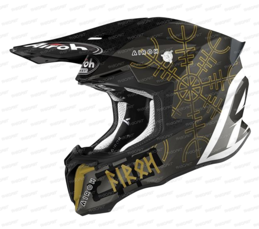 Внедорожный шлем Airoh Twist 2.0 Sword Gloss Matt XL