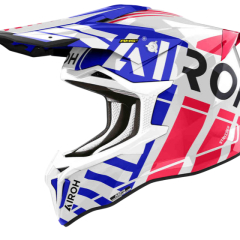 Внедорожный шлем Airoh Strycker Brave Blue-Red Gloss XL