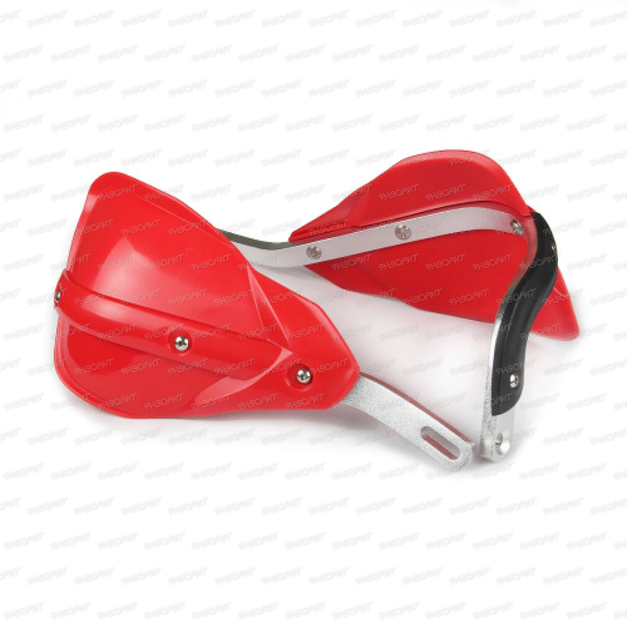 Защита рук Regulmoto Ultra set усиленная с креплением 28мм Красный