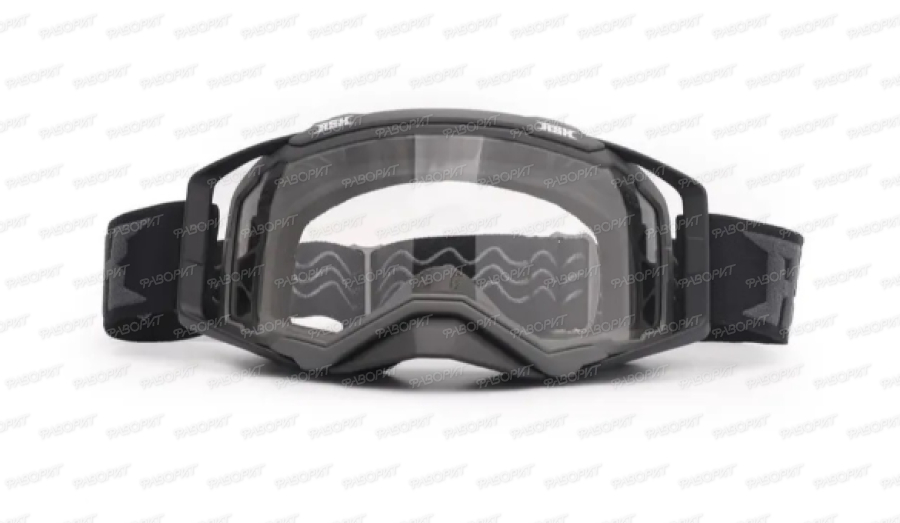 Очки RSX Blast, серый/черный/черный (прозрачное стекло, унив.)