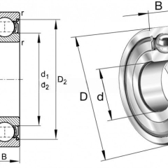Подшипник 6905/2Z