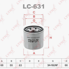 Фильтр масляный LYNXAUTO (аналог Linhai)