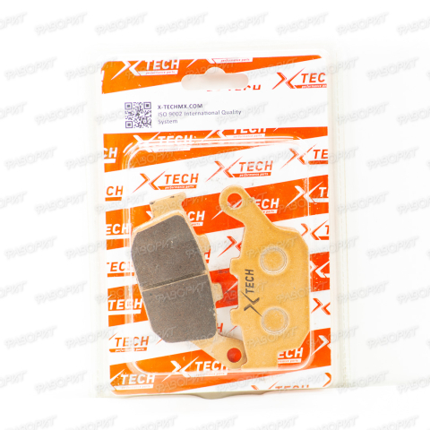 Колодки тормозные дисковые #13 X-TECH (less-metallic) медь