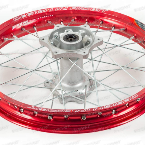 Обод 18" задний алюминий (1,85-R18 d=17mm) красный XR250