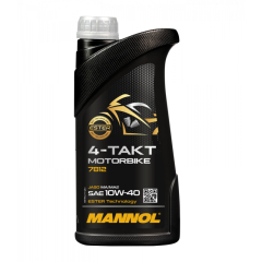 Масло моторное Mannol 4-TAKT MOTORBIKE 7812 10W40 синтетическое 1л