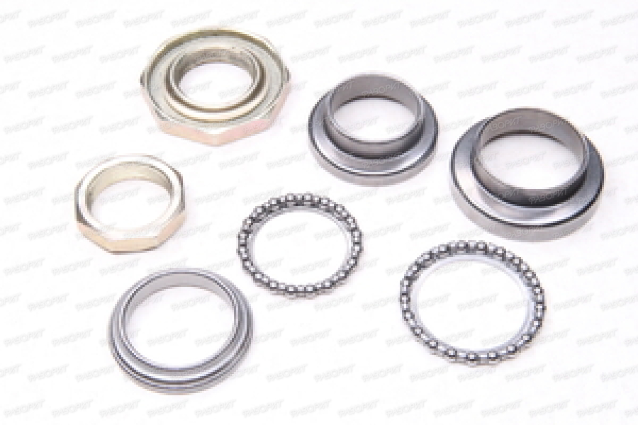 Подшипник рулевой колонки (гайка, пыльник, подшипник) в блистере комплект