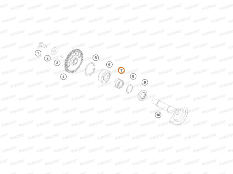 Подшипник игольчатый NK20X16XL