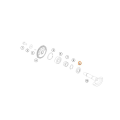 Сальник коленвала (20x35x6) KTM SX65/85/04->