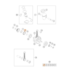 Сальник коленвала (38X52X7BTSL) KTM SX/EXC/250-300/98->
