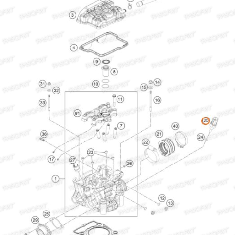 Датчик температуры KTM EXC/EXC-F TPI 150/250/300/350/450/500/690/790/890