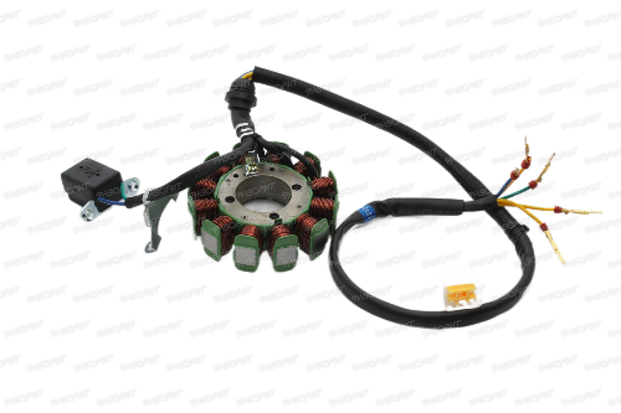 Статор генератора ZS174MN-3 CBS300 (12 катушек, 5 проводов) (оригинал)