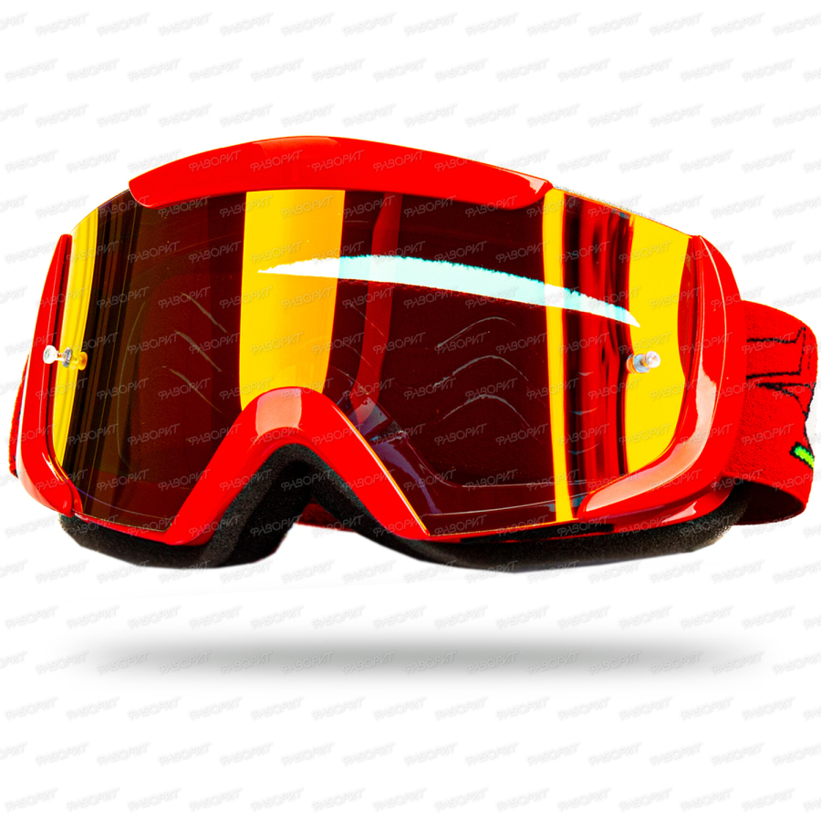 Очки Мотокросс GTX 5003 красные