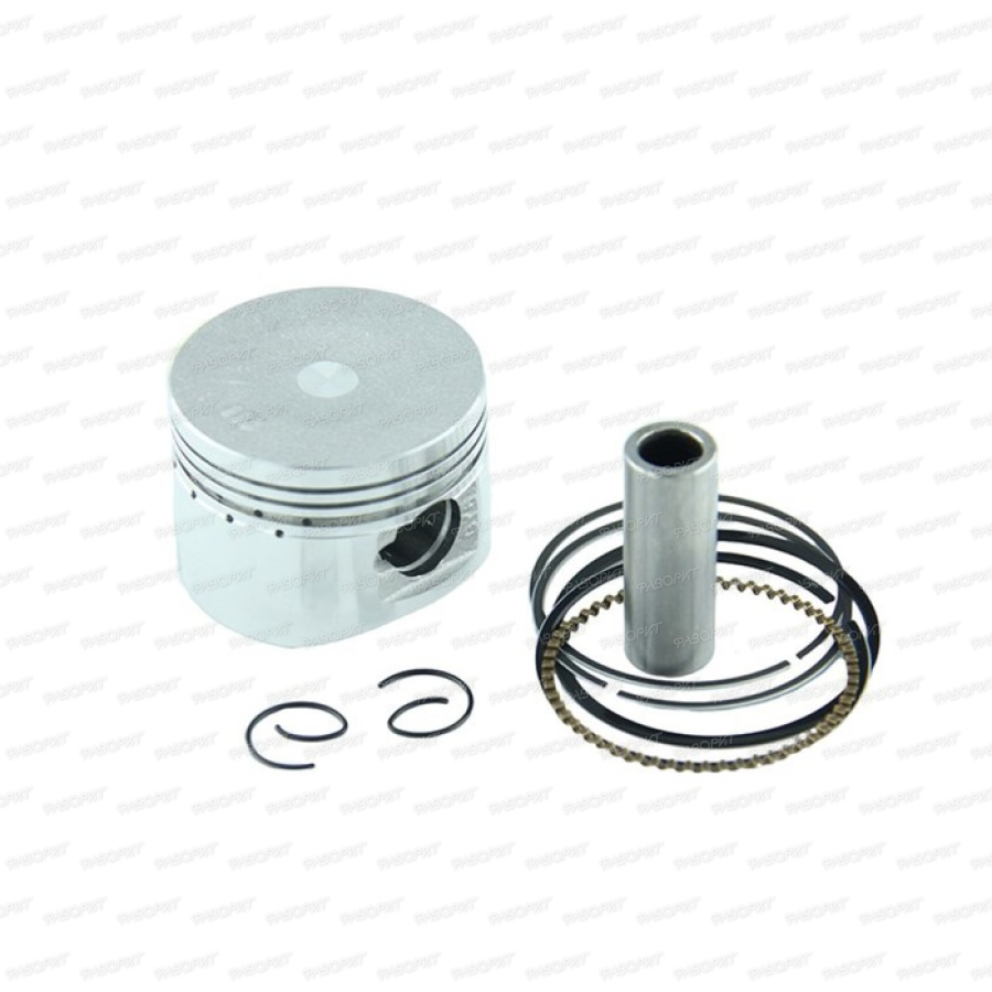 Поршень 52,40 мм 4 такт. Delta 110 см3, TTR125, Kayo (кольца, палец d13мм, стопорн кольца) STD