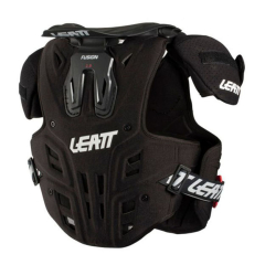 Детская защита шеи и тела Leatt Fusion vest 2.0 Jr S-M 105-125cm Black