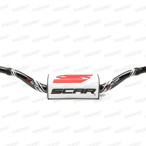 Руль Scar O2 ø28,6 (1 1/8") McGrath-Short Style KTM черный руль - белая подушка