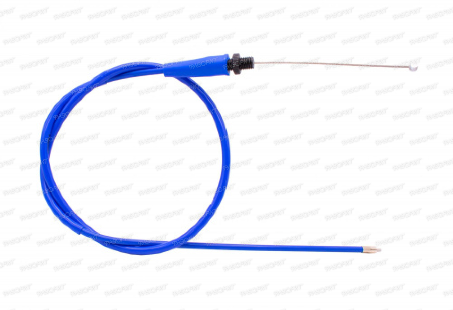 Трос газа NIBBI 4T (Cross CB ) возд.охлаждение (L930 мм, общая длина 1060 мм) (Синий)