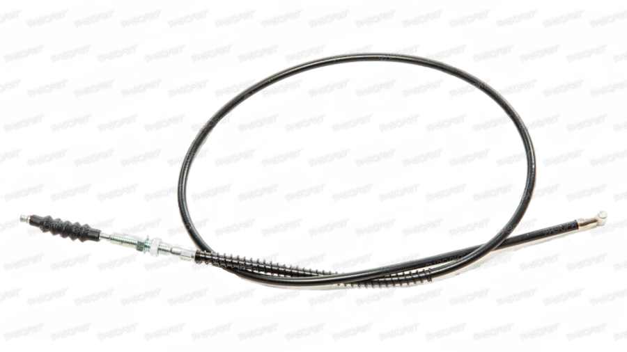 Трос сцепления 1000мм (с пружиной) черный