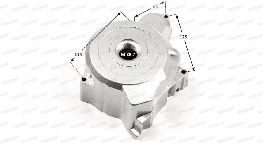 Крышка картера левая 139FMB,147FMH,152FMH 50-110см3 (статор 2катушки)