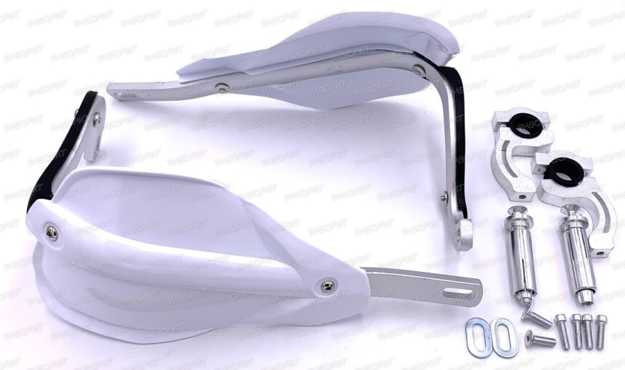 Защита рук (пара) ф=28-22мм, с метал. усилением, белая