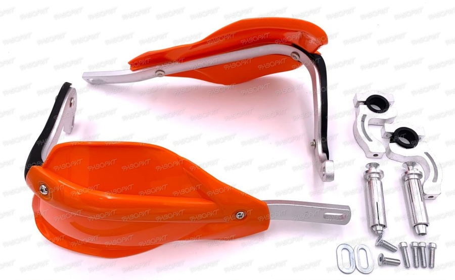 Защита рук (пара) ф=28-22мм, с метал. усилением, оранжевая